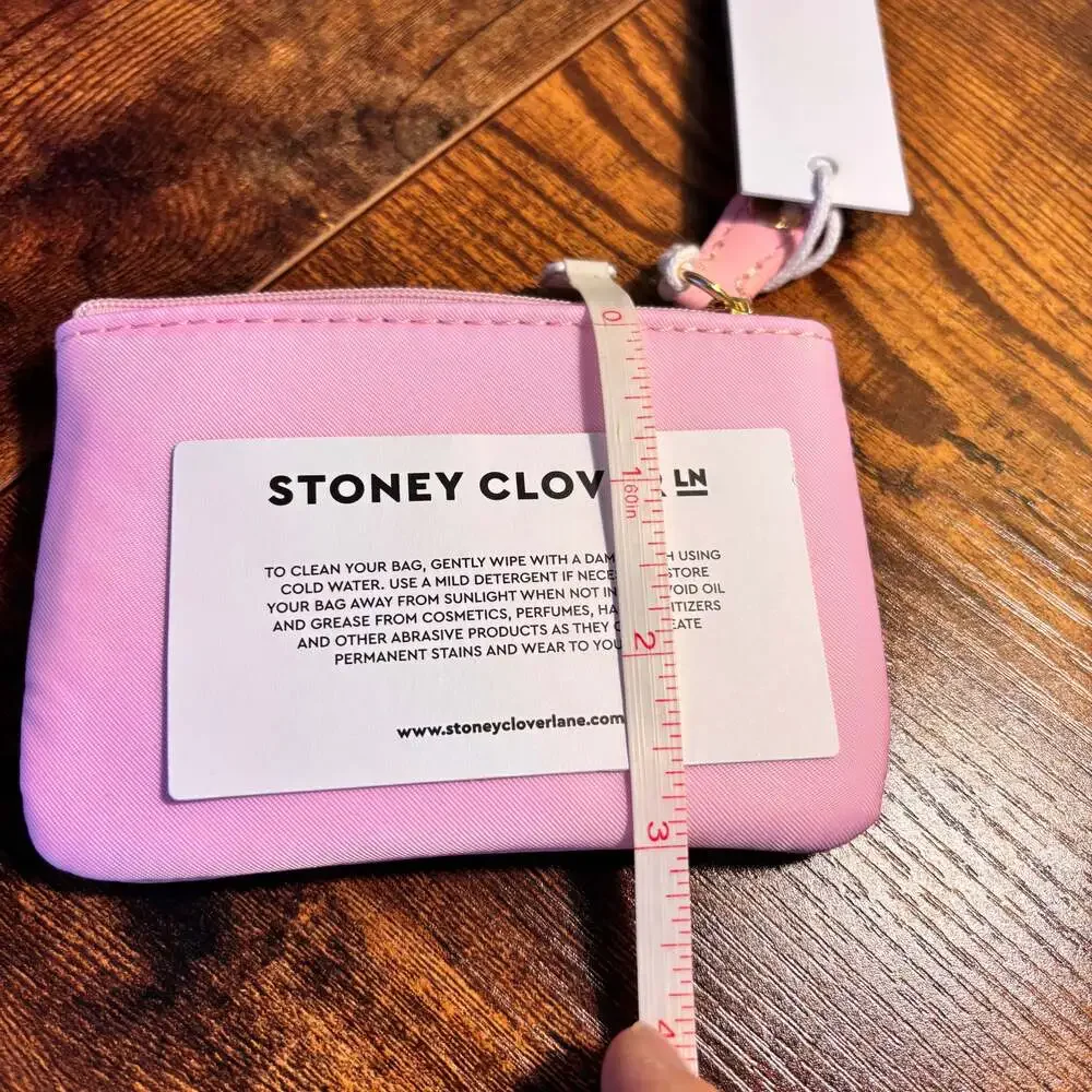 Stoney Clover Lane Pink‎ Zipped Card Case